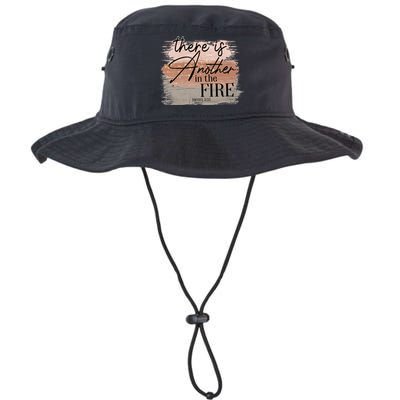 There Is Another In The Fire Daniel 3 25 Christian Jesus Bucket Hat