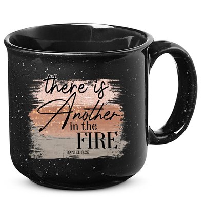 There Is Another In The Fire Daniel 3 25 Christian Jesus 15oz Campfire Ceramic Mug
