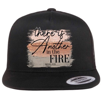 There Is Another In The Fire Daniel 3 25 Christian Jesus Flatbill Hat