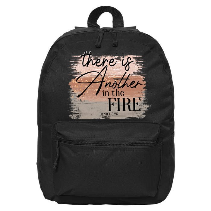 There Is Another In The Fire Daniel 3 25 Christian Jesus 16 in Basic Backpack
