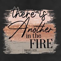 There Is Another In The Fire Daniel 3 25 Christian Jesus Large Microfiber Waffle Golf Towel
