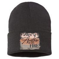 There Is Another In The Fire Daniel 3 25 Christian Jesus Sustainable Knit Beanie