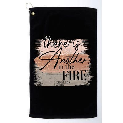 There Is Another In The Fire Daniel 3 25 Christian Jesus Golf Towel