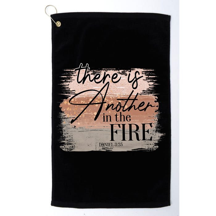 There Is Another In The Fire Daniel 3 25 Christian Jesus Golf Towel