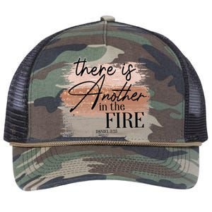 There Is Another In The Fire Daniel 3 25 Christian Jesus Retro Rope Trucker Hat Cap