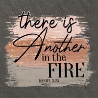 There Is Another In The Fire Daniel 3 25 Christian Jesus Cotton Canvas Backpack