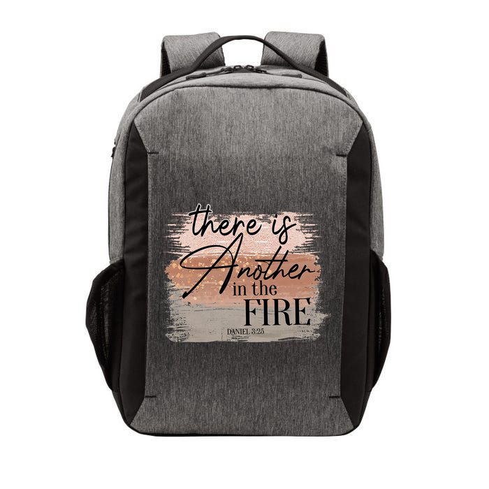 There Is Another In The Fire Daniel 3 25 Christian Jesus Vector Backpack