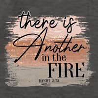 There Is Another In The Fire Daniel 3 25 Christian Jesus Vector Backpack