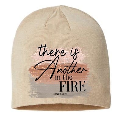 There Is Another In The Fire Daniel 3 25 Christian Jesus Sustainable Beanie