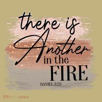 There Is Another In The Fire Daniel 3 25 Christian Jesus Sustainable Beanie