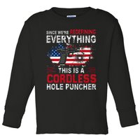 This Is A Cordless Hole PuncherweRe Redefining Everything Toddler Long Sleeve Shirt