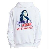 Trump Is A Scab Vote Kamala Harris Funny 2024 Urban Pullover Hoodie