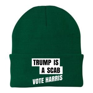 Trump Is A Scab Knit Cap Winter Beanie