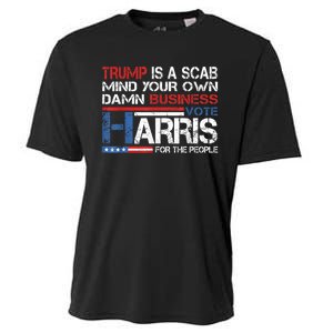 Trump Is A Scab Vote Kamala Harris Funny 2024 Cooling Performance Crew T-Shirt