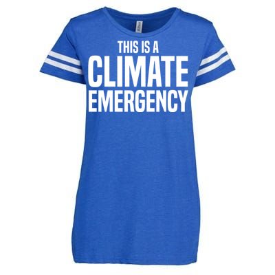 This Is A Climate Emergency Enza Ladies Jersey Football T-Shirt