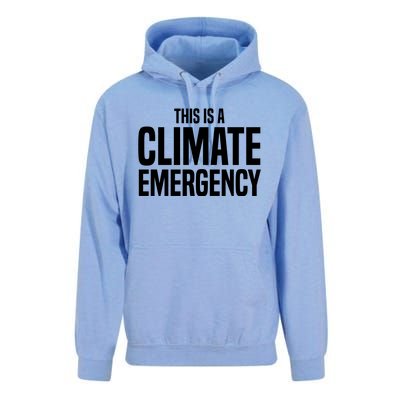 This Is A Climate Emergency Unisex Surf Hoodie