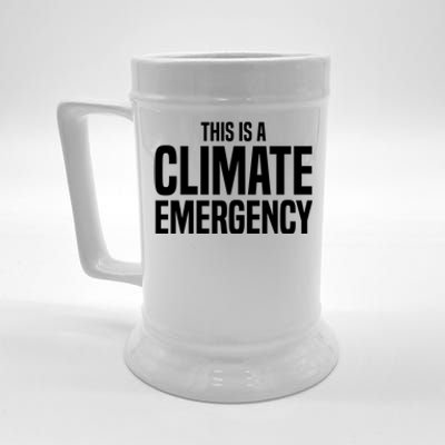 This Is A Climate Emergency Beer Stein