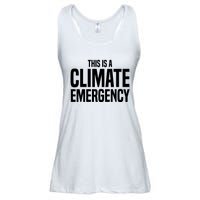 This Is A Climate Emergency Ladies Essential Flowy Tank