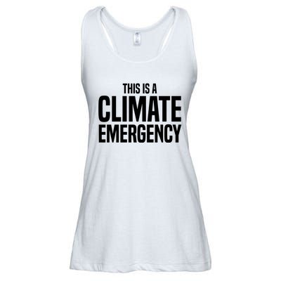 This Is A Climate Emergency Ladies Essential Flowy Tank