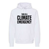 This Is A Climate Emergency Premium Hoodie