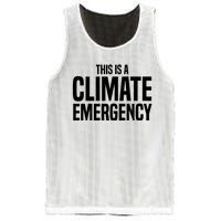 This Is A Climate Emergency Mesh Reversible Basketball Jersey Tank