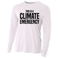 This Is A Climate Emergency Cooling Performance Long Sleeve Crew