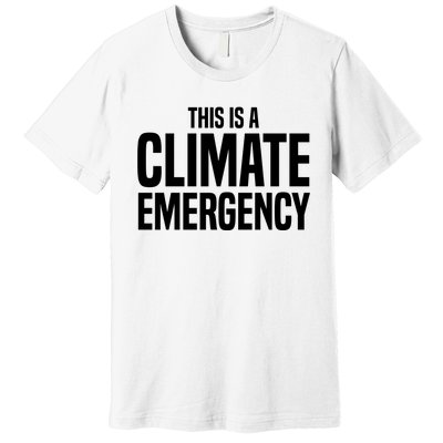 This Is A Climate Emergency Premium T-Shirt