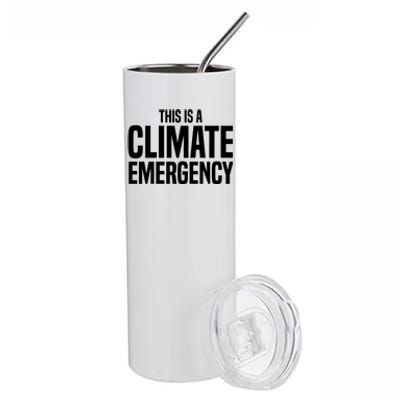 This Is A Climate Emergency Stainless Steel Tumbler