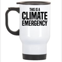 This Is A Climate Emergency Stainless Steel Travel Mug