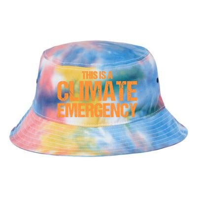 This Is A Climate Emergency Tie Dye Newport Bucket Hat