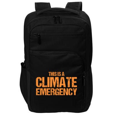 This Is A Climate Emergency Impact Tech Backpack