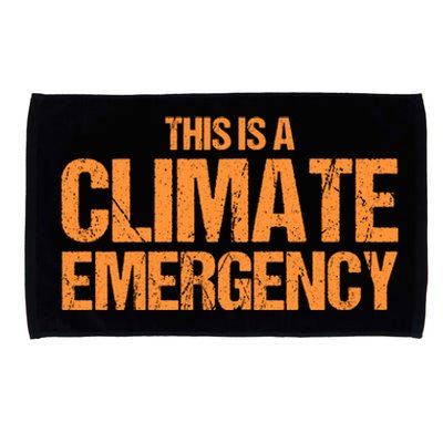 This Is A Climate Emergency Microfiber Hand Towel