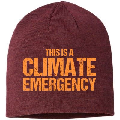 This Is A Climate Emergency Sustainable Beanie