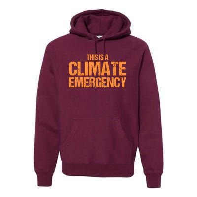 This Is A Climate Emergency Premium Hoodie