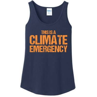 This Is A Climate Emergency Ladies Essential Tank