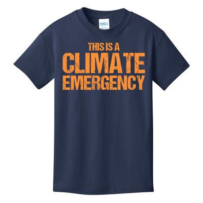 This Is A Climate Emergency Kids T-Shirt