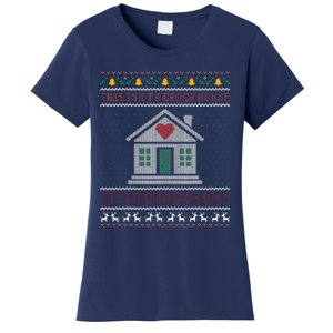 This IsnT A Crack House ItS A Crack Home Christmas Ugly Women's T-Shirt