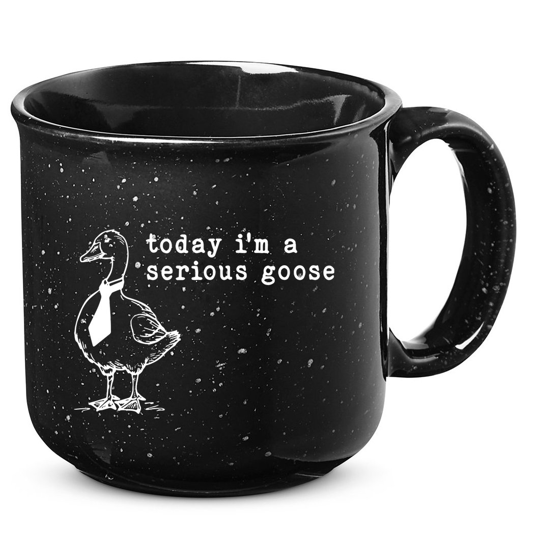 Today IM A Serious Goose 15oz Campfire Ceramic Mug