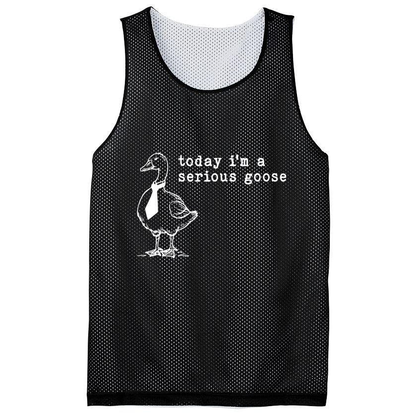 Today IM A Serious Goose Mesh Reversible Basketball Jersey Tank