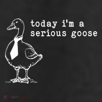 Today IM A Serious Goose 25L Jumbo Tote