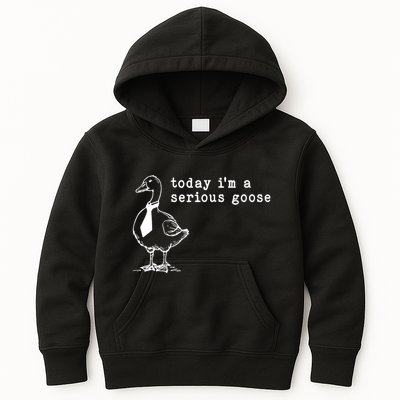 Today IM A Serious Goose Kids Hoodie