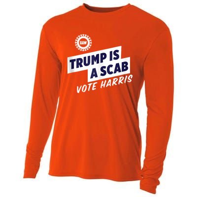 Trump Is A Scab Trump’S A Scab Cooling Performance Long Sleeve Crew