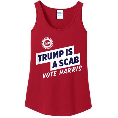 Trump Is A Scab Trump’S A Scab Ladies Essential Tank