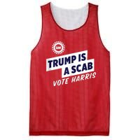 Trump Is A Scab Trump’S A Scab Mesh Reversible Basketball Jersey Tank