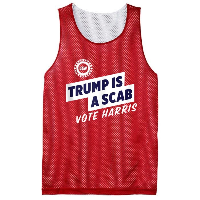 Trump Is A Scab Trump’S A Scab Mesh Reversible Basketball Jersey Tank