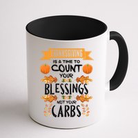 Thanksgiving Is A Time To Count Your Blessings Not Your Carbs Mug