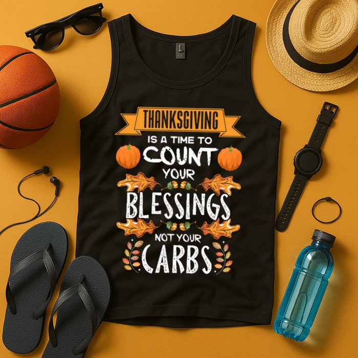 Thanksgiving Is A Time To Count Your Blessings Not Your Carbs Tank Top
