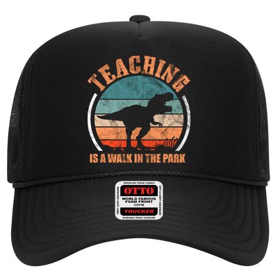 Teaching Is A Walk In Park Funny Teacher Life Mothers Day Trucker Hat
