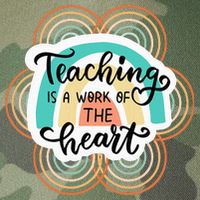 Teaching Is A Work Of The Heart Legacy Tie Dye Trucker Hat