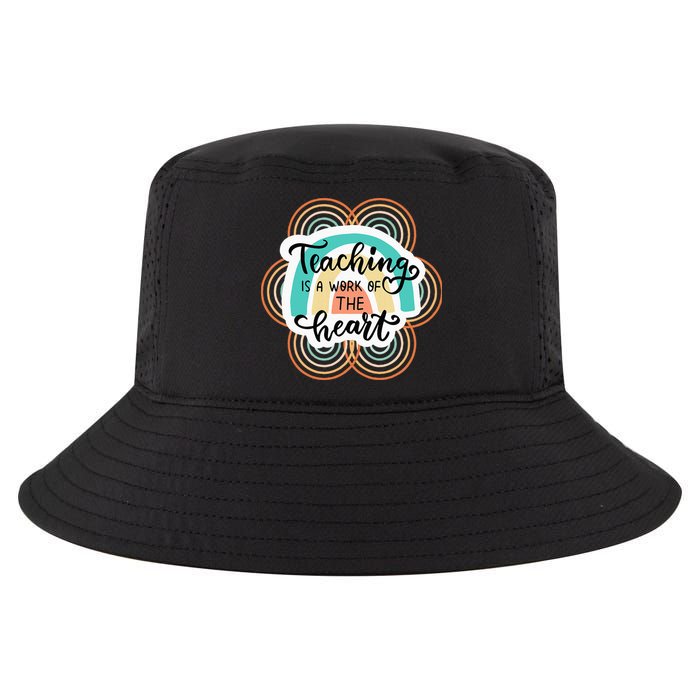 Teaching Is A Work Of The Heart Cool Comfort Performance Bucket Hat